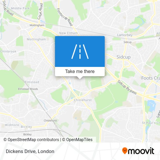Dickens Drive map