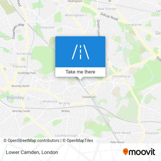 Lower Camden map