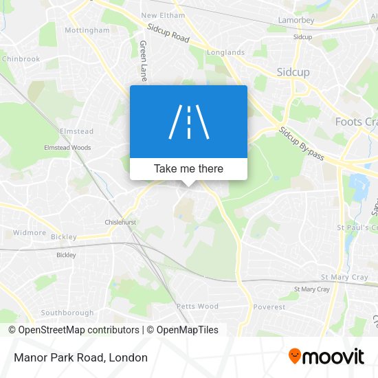 Manor Park Road map