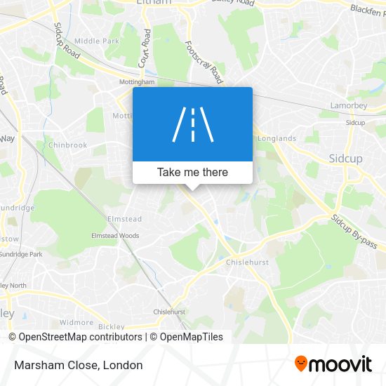 Marsham Close map