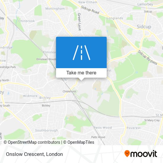 Onslow Crescent map