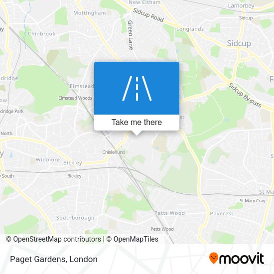 Paget Gardens map