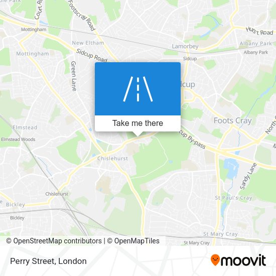 Perry Street map