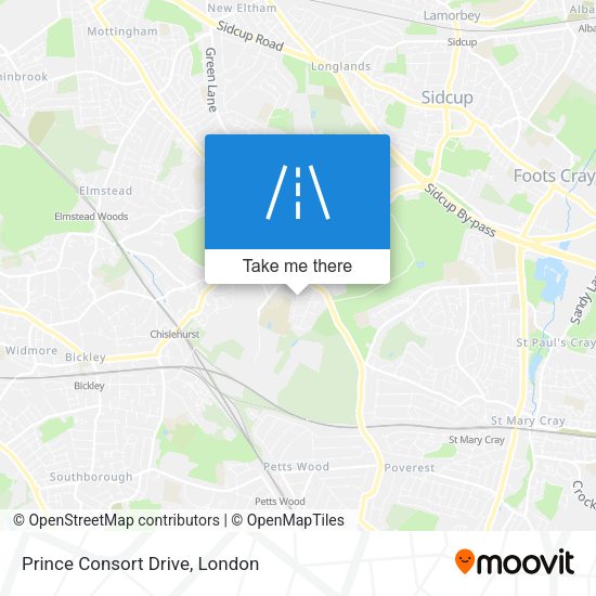 Prince Consort Drive map