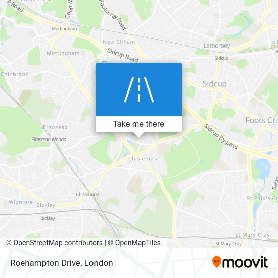 Roehampton Drive map