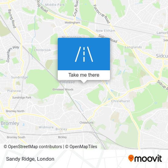 Sandy Ridge map