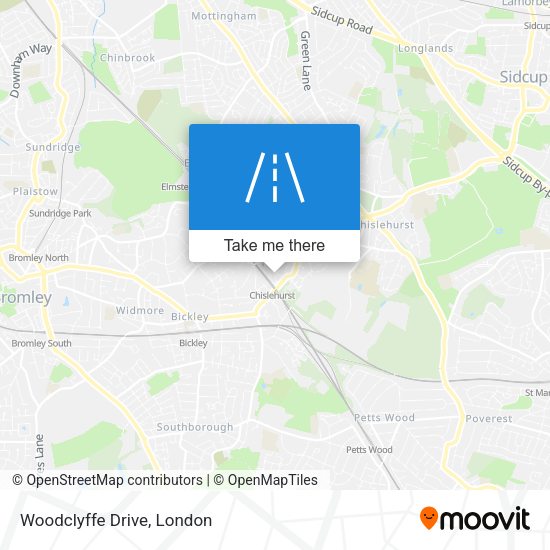 Woodclyffe Drive map
