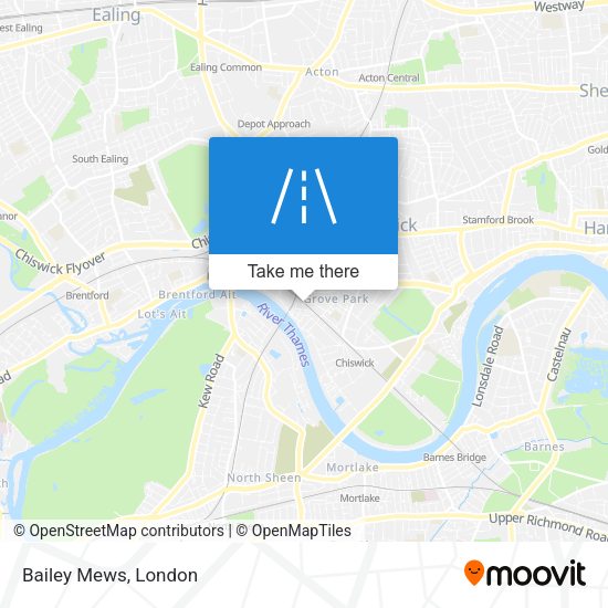 Bailey Mews map