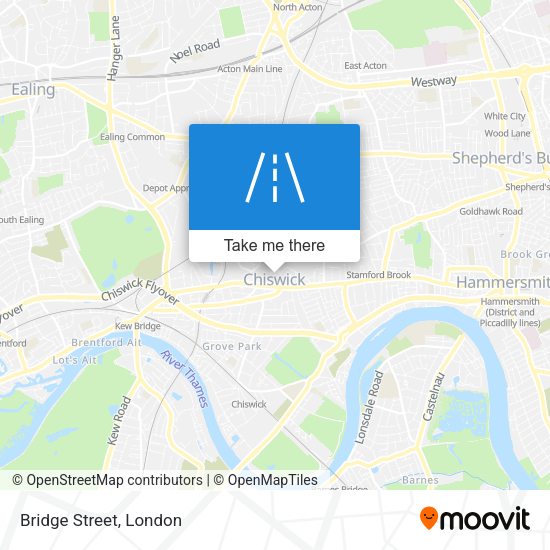 Bridge Street map