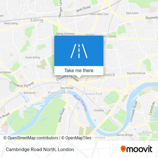 Cambridge Road North map