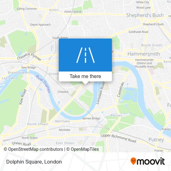 Dolphin Square map