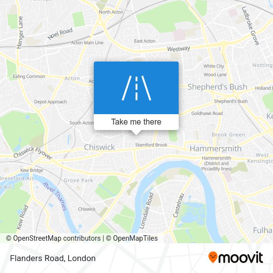 Flanders Road map