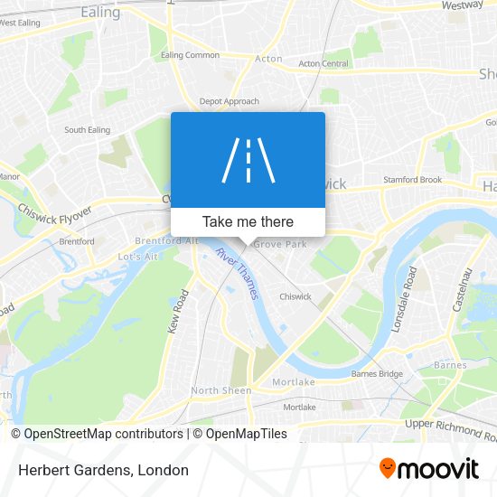 Herbert Gardens map