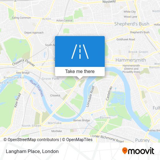 Langham Place map
