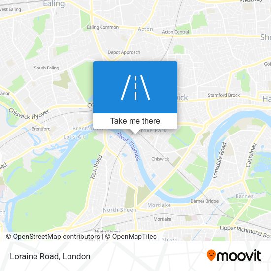Loraine Road map