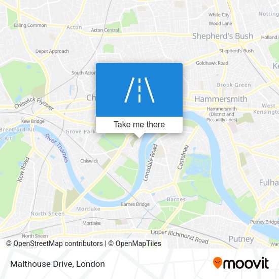 Malthouse Drive map