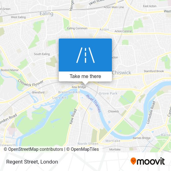 Regent Street map