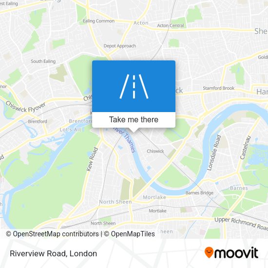 Riverview Road map