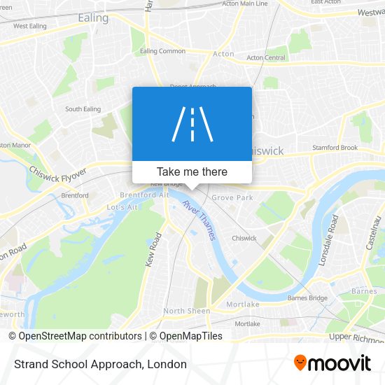 Strand School Approach map