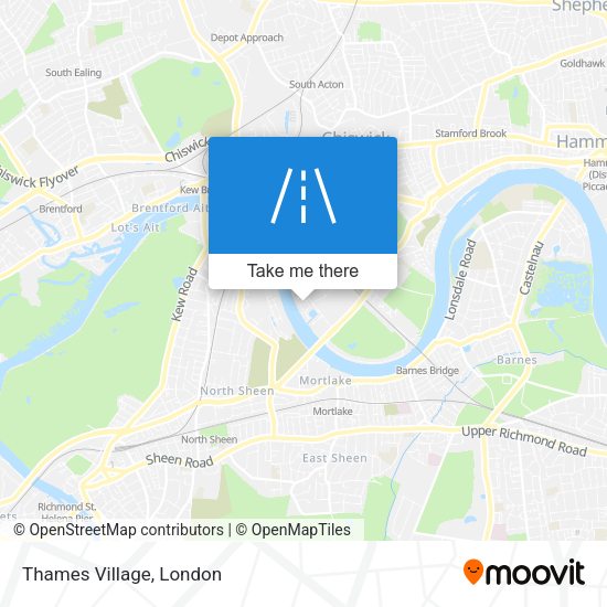 Thames Village map