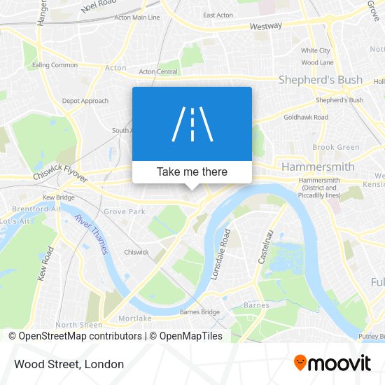 Wood Street map