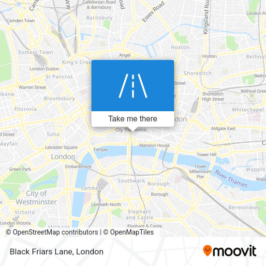 Black Friars Lane map