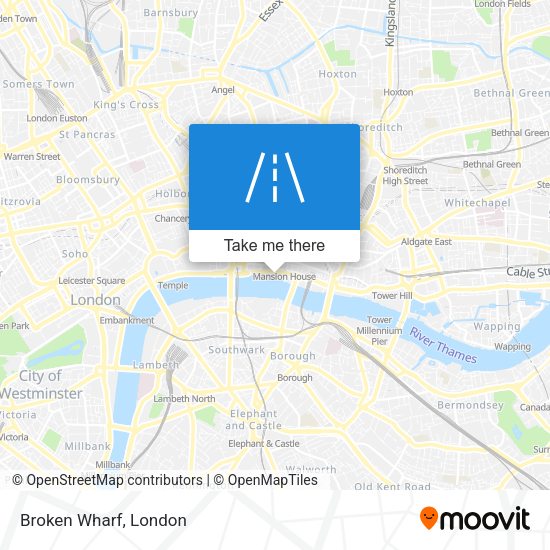 Broken Wharf map