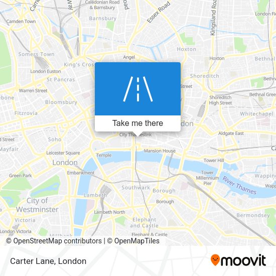 Carter Lane map