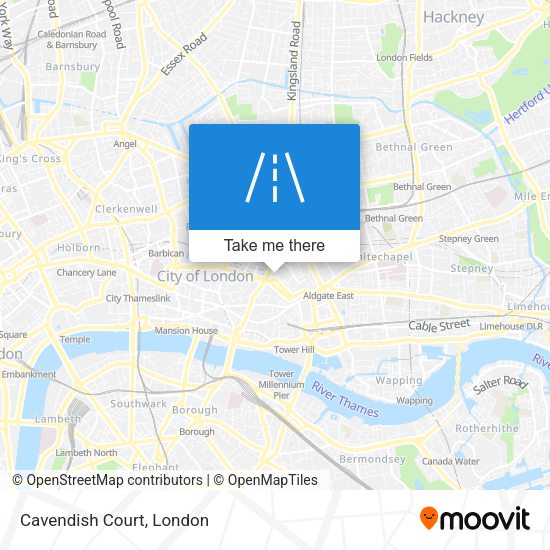 Cavendish Court map