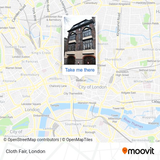 Cloth Fair map