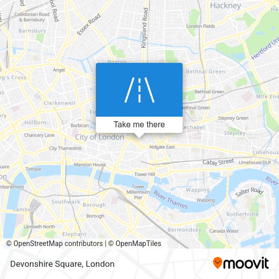 Devonshire Square map