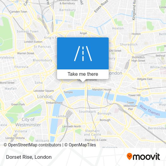 Dorset Rise map