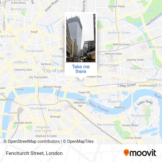 Fenchurch Street map