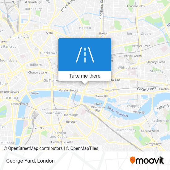 George Yard map