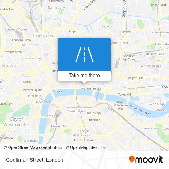 Godliman Street map
