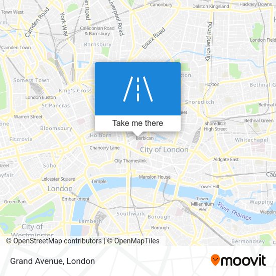 Grand Avenue map