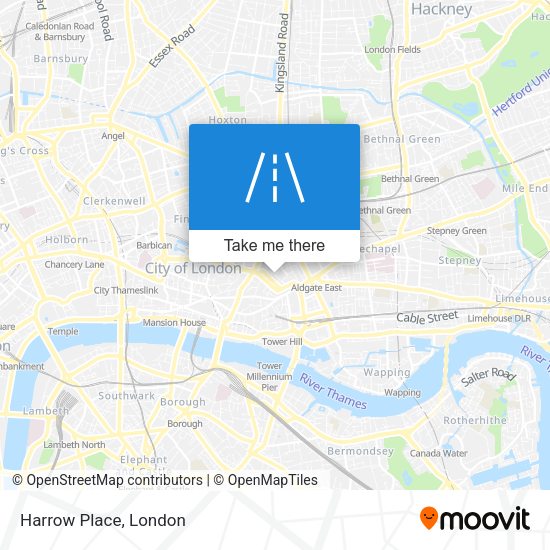 Harrow Place map