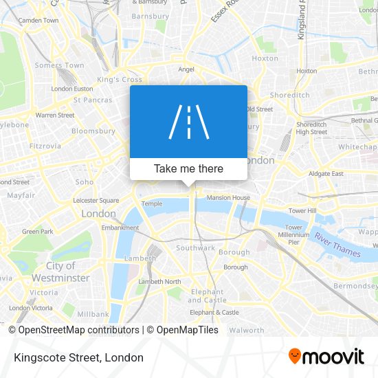 Kingscote Street map