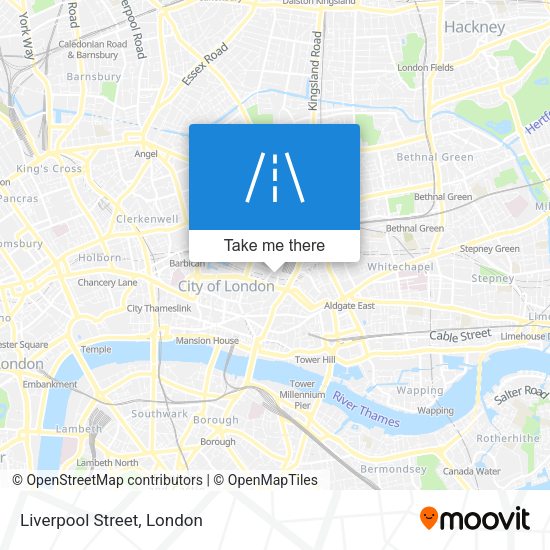Liverpool Street map