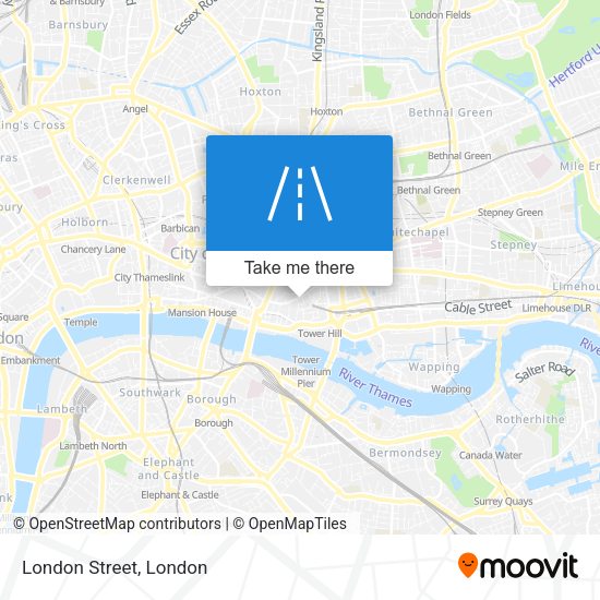 London Street map