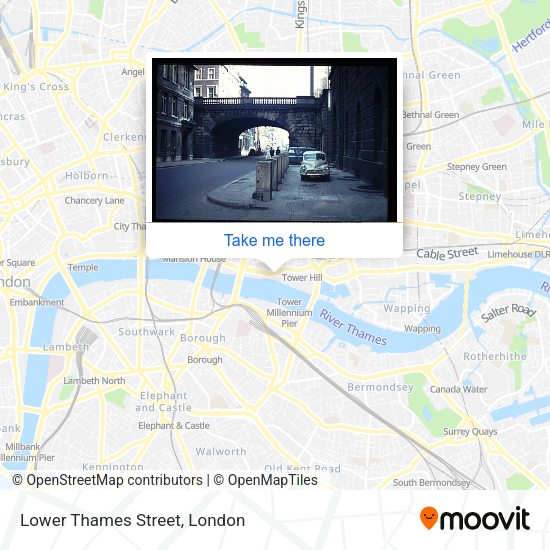 Lower Thames Street map