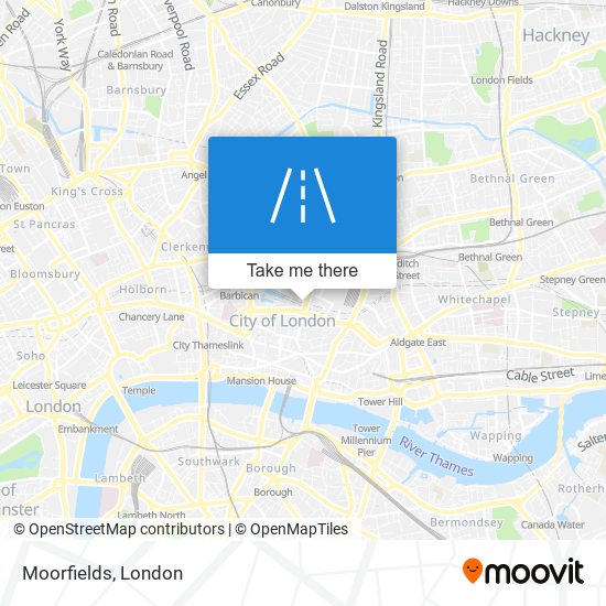 Moorfields map