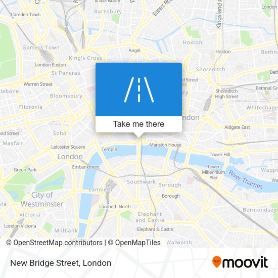 New Bridge Street map