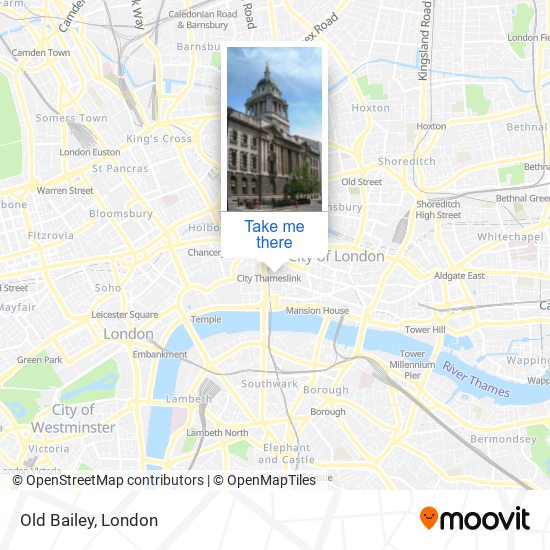 Old Bailey, City Of London | Public Transport