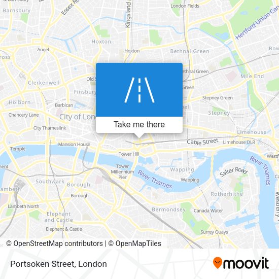 Portsoken Street map