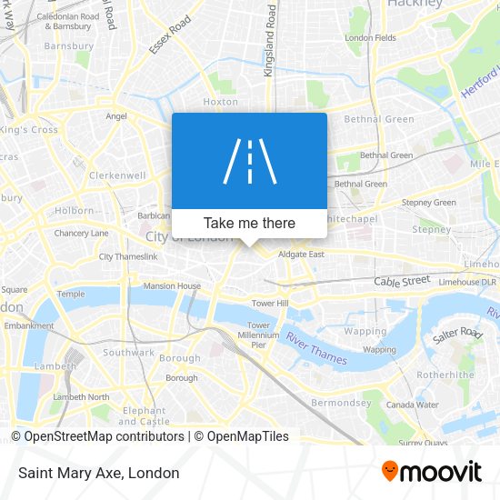 Saint Mary Axe map
