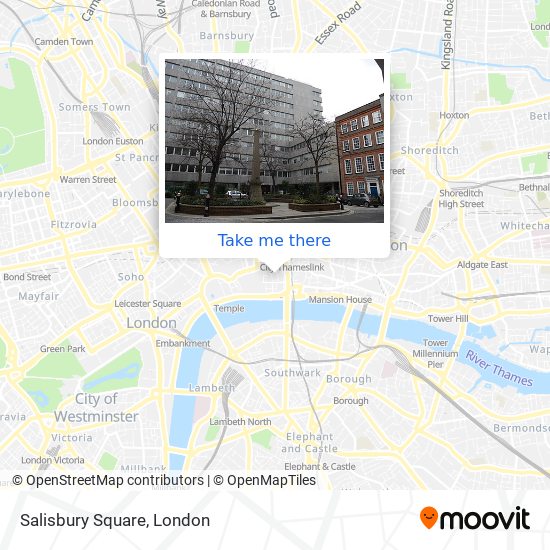 How to get to Salisbury Square in City Of London by Bus Train or