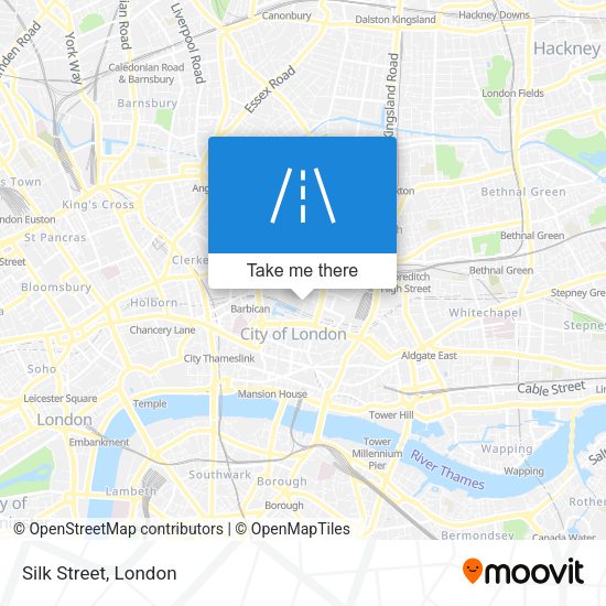 Silk Street map