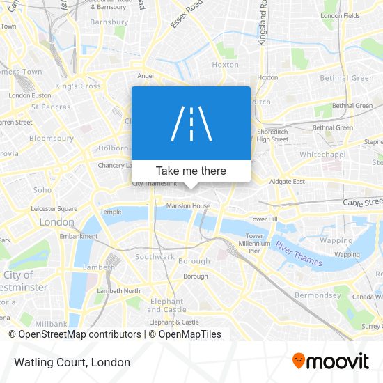 Watling Court map