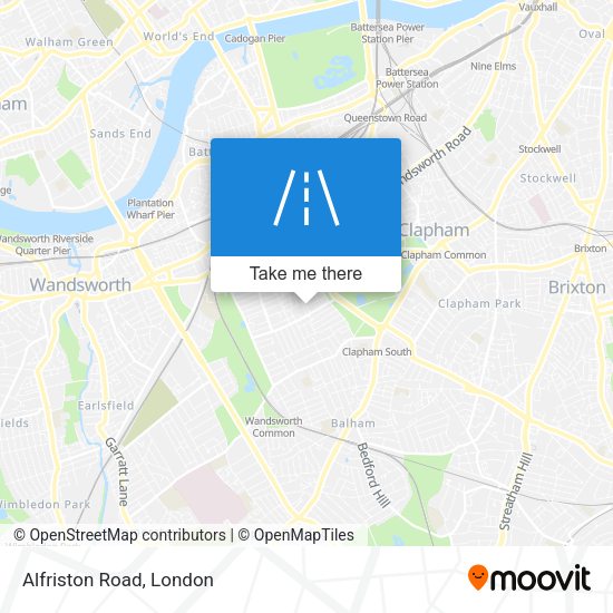 Alfriston Road map